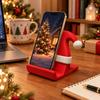 3D-печатная рождественская шапка, подставка для телефона, праздничный настольный орнамент и держатель для телефона