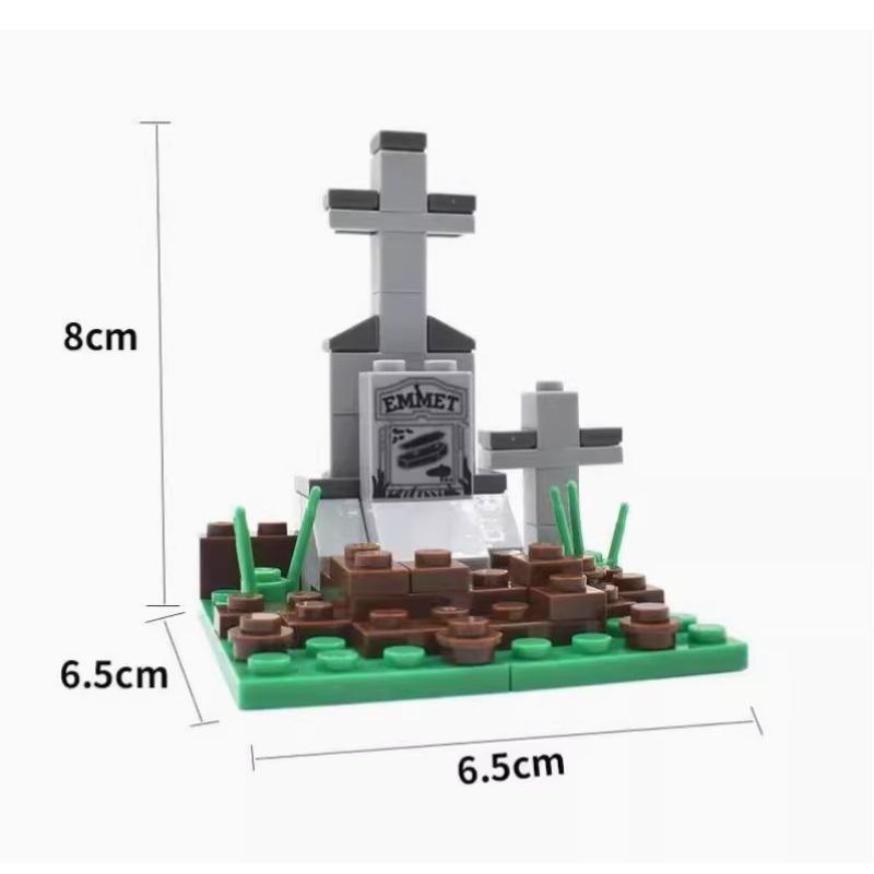 Novel Horrible Movie Halloween Pumpkin Witch Nun Vampire Zombies Building Blocks Mini Action Figure Toys