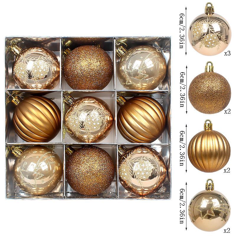 Xiyin Multicolor Christmas Tree & Window Hanging Ball Set