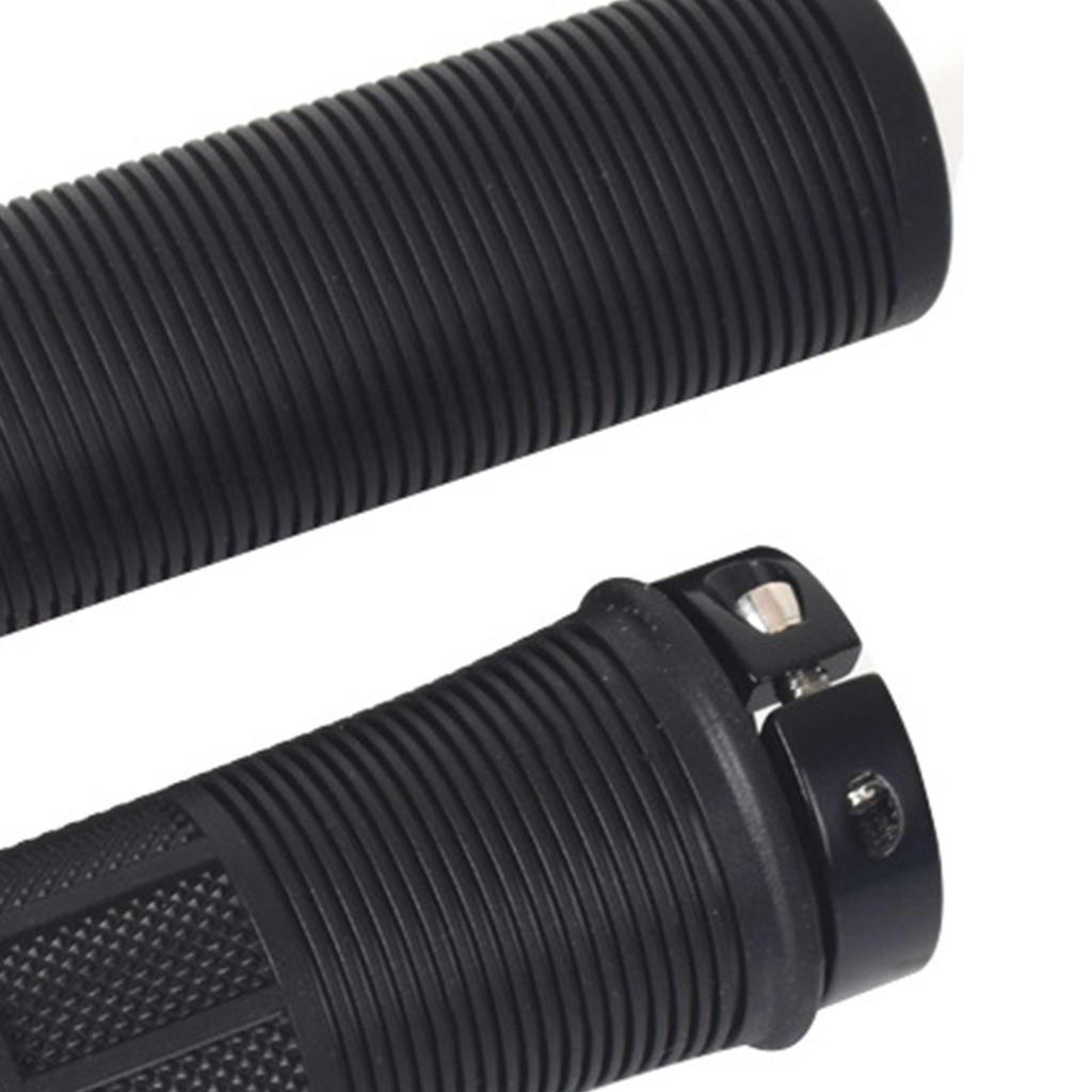 2 Pieces Bicycle Handlebar Grips Shockproof Bicycle Handlebar Grips Diameter 2.2