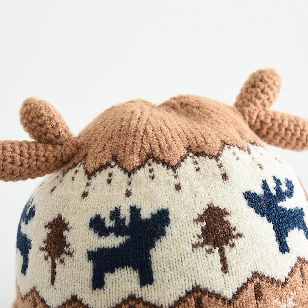 Children's Knit Winter Hat with Ear Protection - Warm, Windproof Wool Hat for Boys & Girls