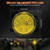 Fog Lights 3.5 Inch OEM 19606300 For SUBARU WRX 2015- Front Bumper Fog Light Lamps Left Right Driver&Passenger Assemblies Fog Light Beam,3500K Golden