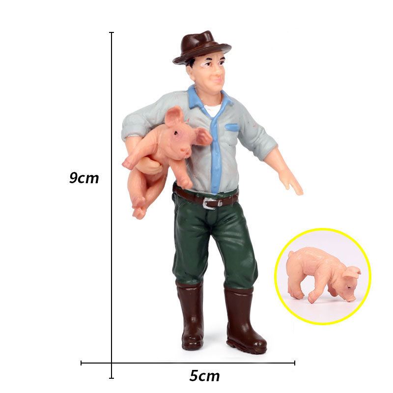 Model Doll Professional Toys Simulate Farm Pasture Decoration Plastic Material
