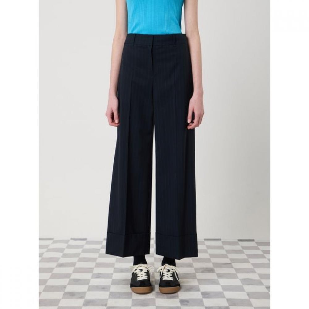 Cc Collect Wool Stripe Wide Pants C251msa203