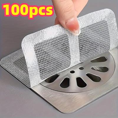 10 adet Banyo Saç Filtresi Saç Süzgeci Tuvalet Kanalizasyon Filtresi Mutfak Tıkanma Önleyici Böcek Önleyici Kendinden Yapışkanlı Yer Gideri Etiketi.