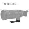 Aluminum Lens Base Plate Compatible Arca 38mm Interface Extended 12CM Platform For 150-600mm