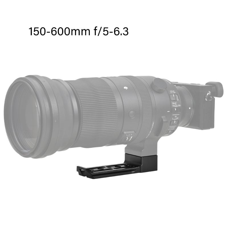 Aluminum Lens Base Plate Compatible Arca 38mm Interface Extended 12CM Platform For 150-600mm