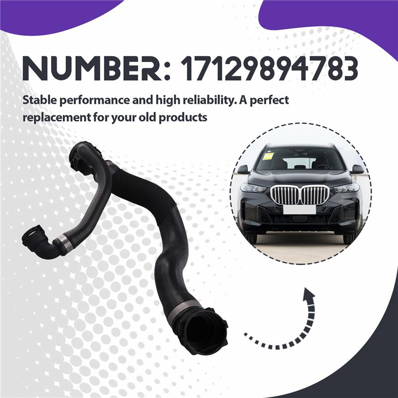 Car Lower Radiator Hose 17129894783 For BMW X5 X6 X7 - Coolant Water Pipe Vent Hose