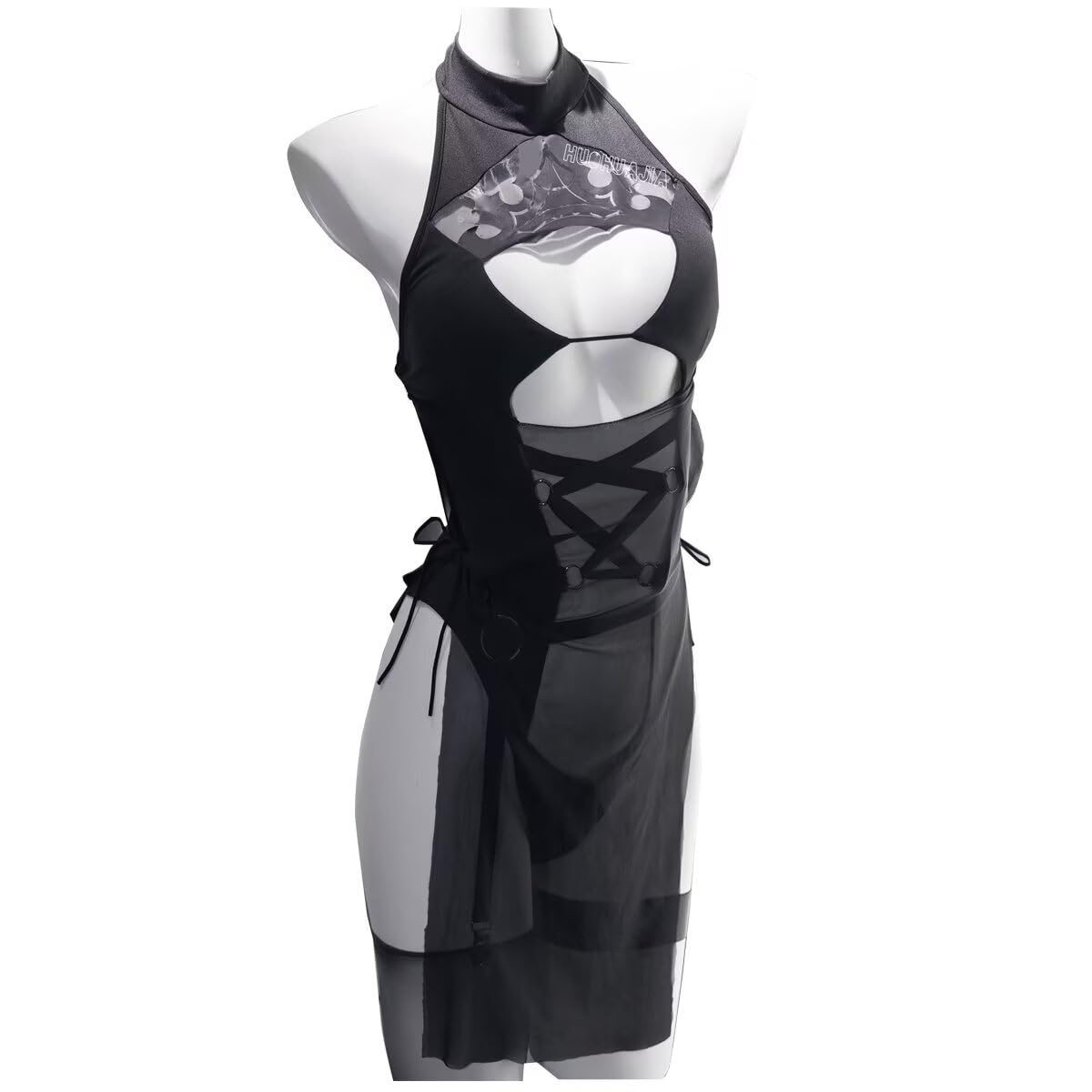 

[Магазин Pupu Bang Bang] YoRHa №. Костюм для косплея 2B типа B, сексуальный костюм на Рождество и Хэллоуин (Вес 62,5-80 кг), LL/LLL