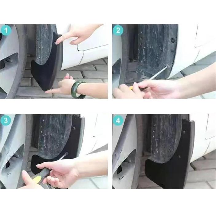 Car Fenders Mudguards Mud Flap Flaps Splash Guards Fender Protector Cover 4pcs for BYD for Sealion 07 2024 Car Accessories