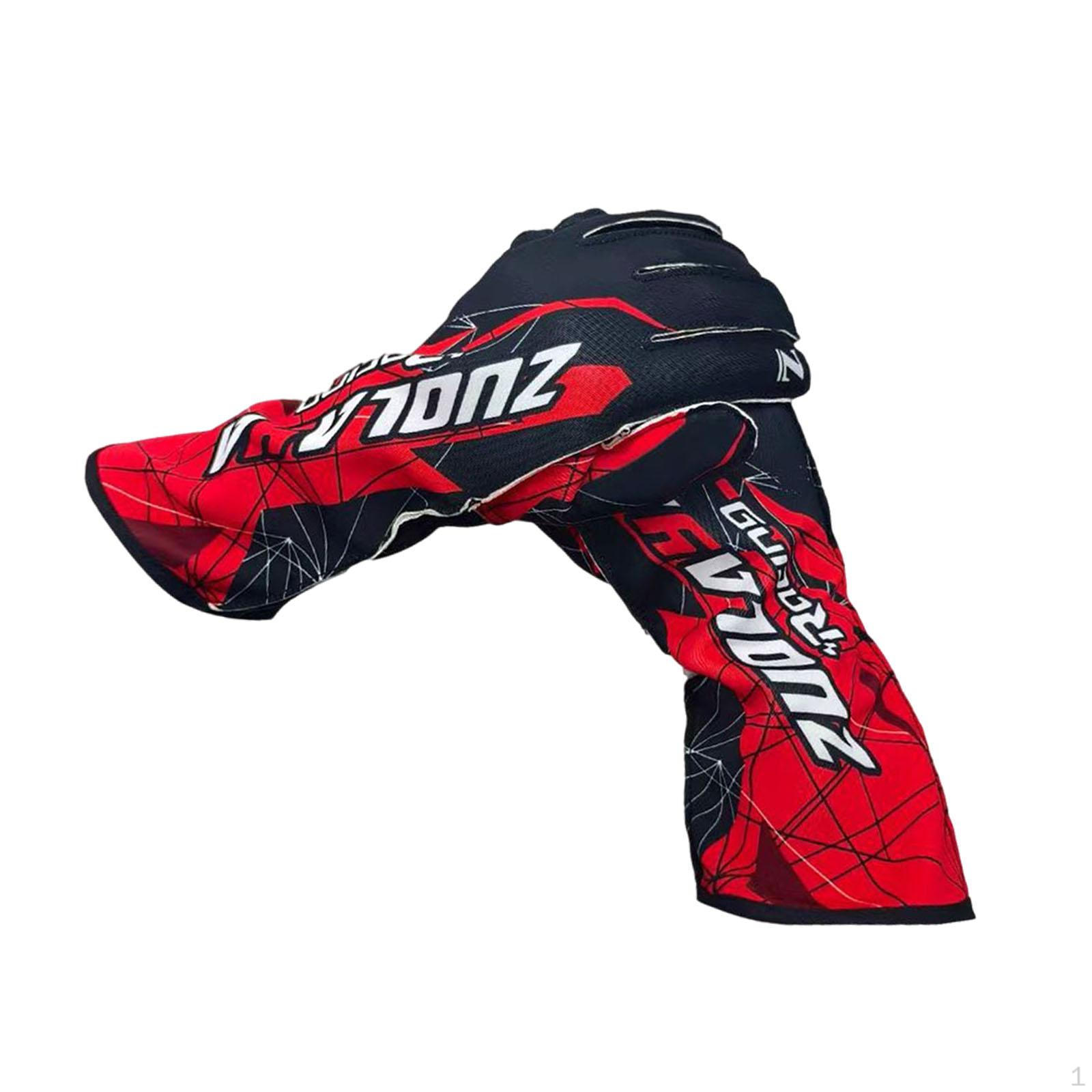 Racing Gloves Comfort Windproof Breathable for Hiking Snowing Outdoor Sports красный