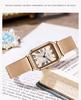Gedi Vintage Roman Wheat Ear Women's Square Quartz Watch