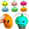 Halloween Kürbis Quetschspielzeug Weiches Squishy Stressabbau Spielzeug Langsam Aufgehendes Sensorisches Spielzeug für Kinder und Erwachsene Langlebiges Material Sicheres Design