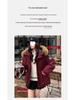 Women's 2025 Winter Thickened American Style Fur Collar Workwear Parka Jacket