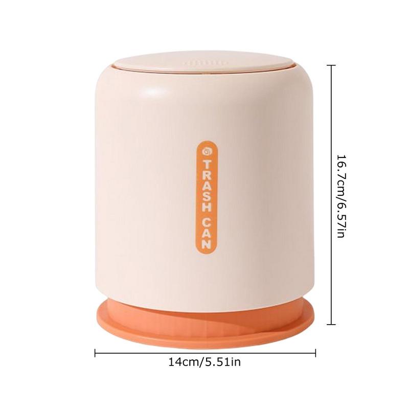 Creative Mini Small Waste Bin Desktop Garbage Basket Home Table Plastic Office Supplies Trash Can Dustbin Sundries Barrel Box