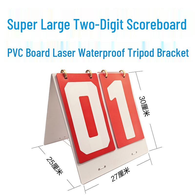 

Waterproof Oversized Scoreboard with Extra-Large Flip-Up Numbers