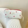 Cherry Embroidery Cosmetic Bag Handbag Canvas Bag Coin Purse Cosmetic Bag Makeup Bag Travel Bag Storage Bag