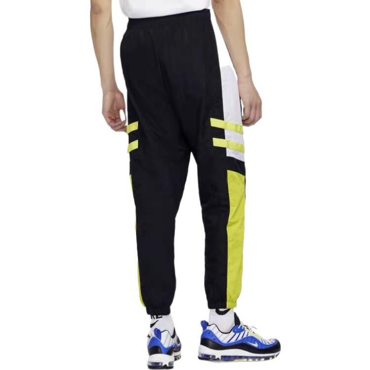 Nike Oddychające Spodnie Joggers Męskie Casual ze Sznurkiem Czarne CJ4926-010