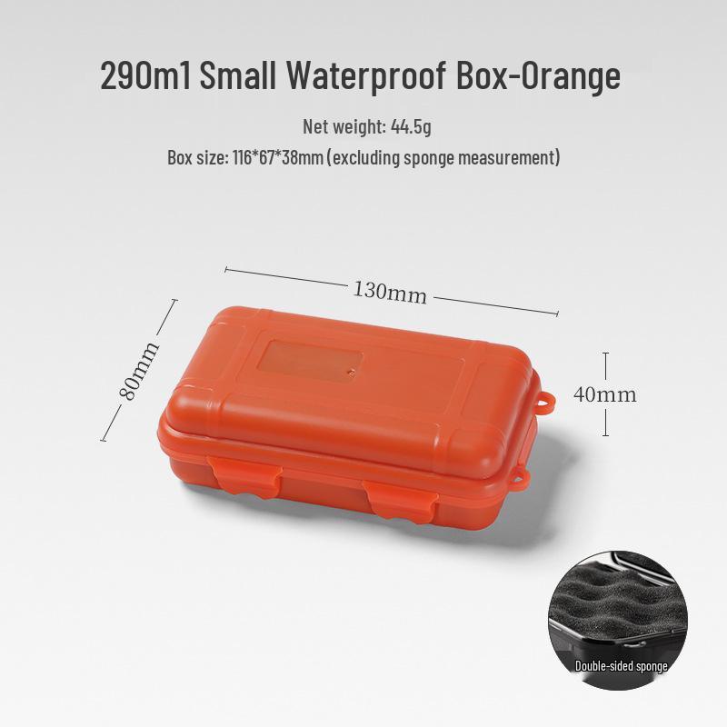Compact EDC Outdoor Survival Kit: Shockproof, Pressure-Proof, Waterproof Sealed Box for Wilderness Adventures