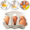 Pachet de 10 cutii de ouă, pulpă de hârtie, 6 cutii de ouă, în vrac, reutilizabile, reciclabile, container natural pentru ouă pentru coșuri de găini ouă de fermă