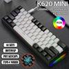 Mini Gaming Mechanical Keyboard 61 Keys Rgb Hotswap Type-C Wired Gaming Keyboard Pbt Keycaps 60% Ergonomics Keyboards