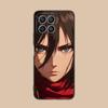 AOT Mikasa Mobile Phone Case for Honor 90 80 70 60 50 30 20 10 9 8 7 Pro S SE Lite 5G Colour Printing Protective Pretty Luxury