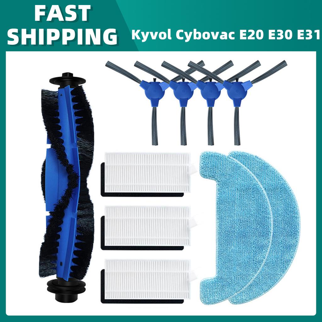 Per Kyvol Cybovac E20 E30 E31 Aspirapolvere Robot Spazzola Principale Copertura Spazzola Laterale Accessorio Parte di Ricambio Attacco Sostituzione