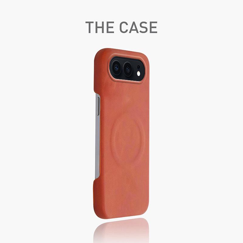 Suede Magnetic Case for iPhone 17 Pro Max: Skin-Feel, Half-Wrapped, Drop-Proof Protective Cover