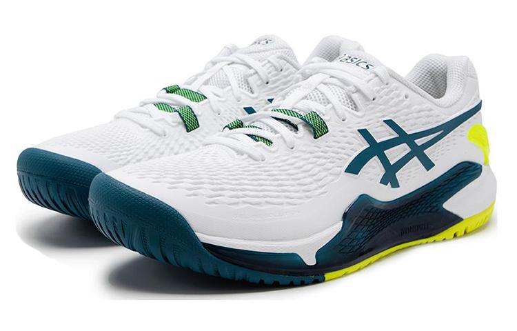 Asics Gel Resolution 9 White Restful Teal 1041A330-101