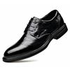 Fashion Fashion Men Leather Shoes Wedding Business Dress Sheos Lace Up Formal Dress Footwear Men's Oxford Shoes Classic Walking Sneakers