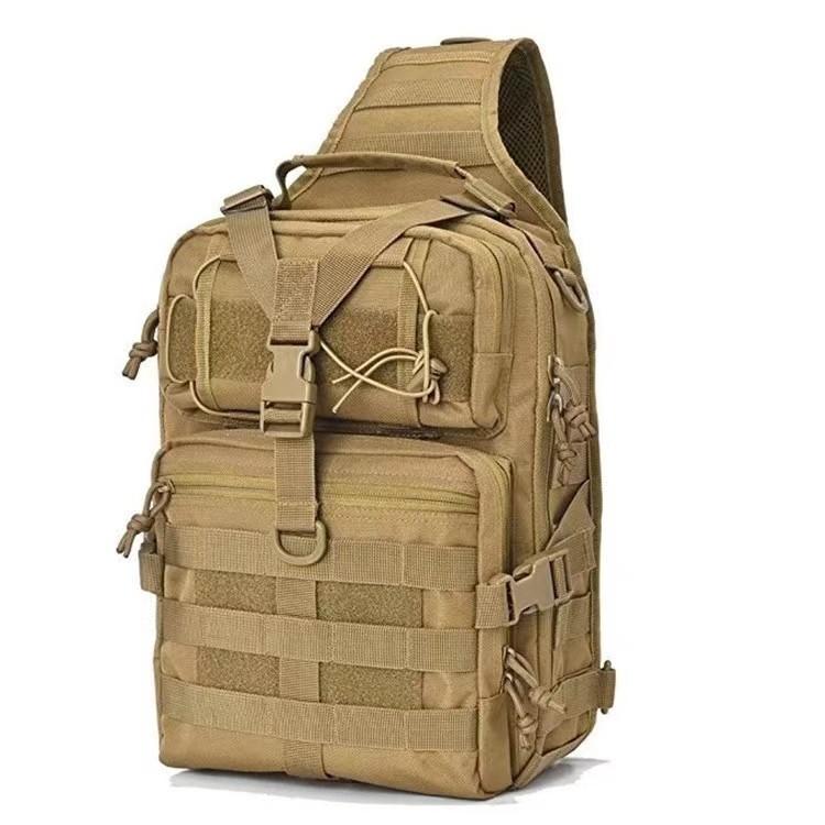 Borsa da Petto da Uomo Zaino Militare Pacchetto Tattico d'Assalto Borsa a Tracolla a Bandoliera Zucchino Impermeabile Borsa Zaino da Esterno Trekking Campeggio Pacco Borsa a Spalla da Uomo