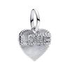 Heart Silver Gemstone Pendant Women Pendant 793604C01