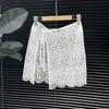 Korean Peplum Tie-Hem Lace Half Skirt - Versatile Yarn Skirt 2025.