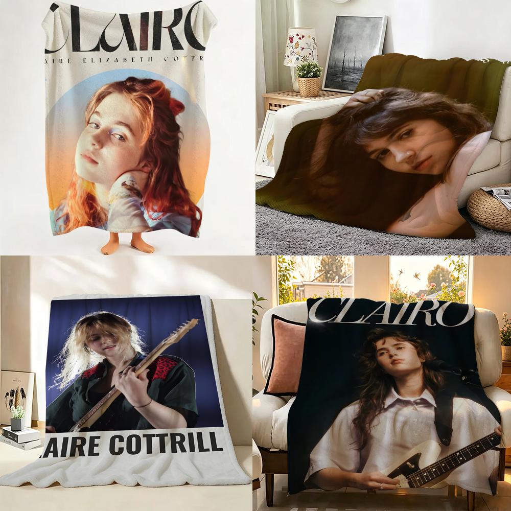 Singer C Clairo Throw Flannel Throw Blanket Suitable for Sofa Living Room Bedroom
