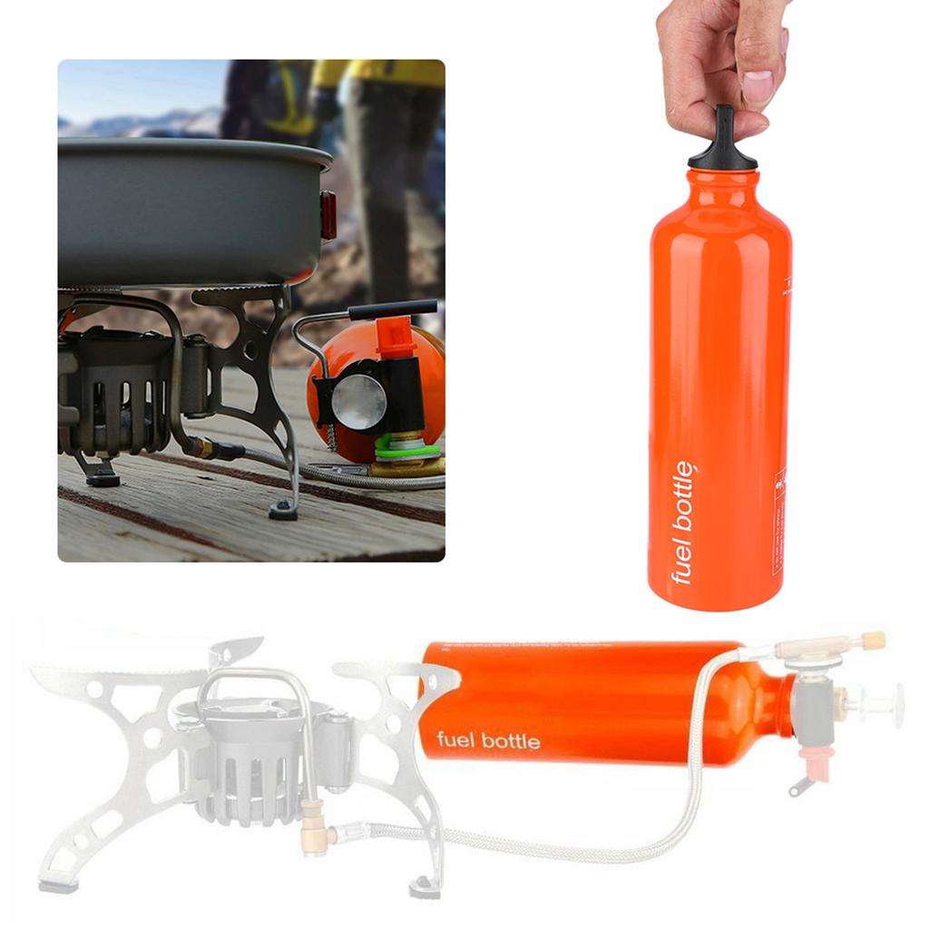 750 ML Outdoor Portable Gas Stove Oil Containers Fuel Bottle Emergency Petrol Storage Can Portable Fuel Bottle Fuel Bottle
