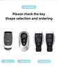 Carbon Fiber Key Fob Cover for Benz Key Case Protector Shell for Benz A-B-C Class S-Class G-Class E-Class CLA GLB CLS GLE GLC FF2