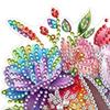 Acrylic 2D Flat Print DIY Diamond Painting Desktop Ornaments Kit Diamond Painting Desktop Decorations Bedroom Table Decoration