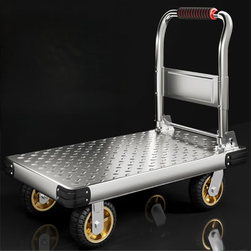 Foldable Steel Plate Platform Cart