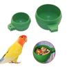 2/20Pcs Round Bird Feeding and Drinking Cage Hanging Cups Parrot Pigeon Universal Wire Cage Feed Food Bowls Pet Birds Supplies