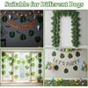 60 Pack Artificial Palm Leaves Party Decorations, Monstera Leaves,Small and Large Size 30 Each, for Home Wedding Tropical Theme Decor