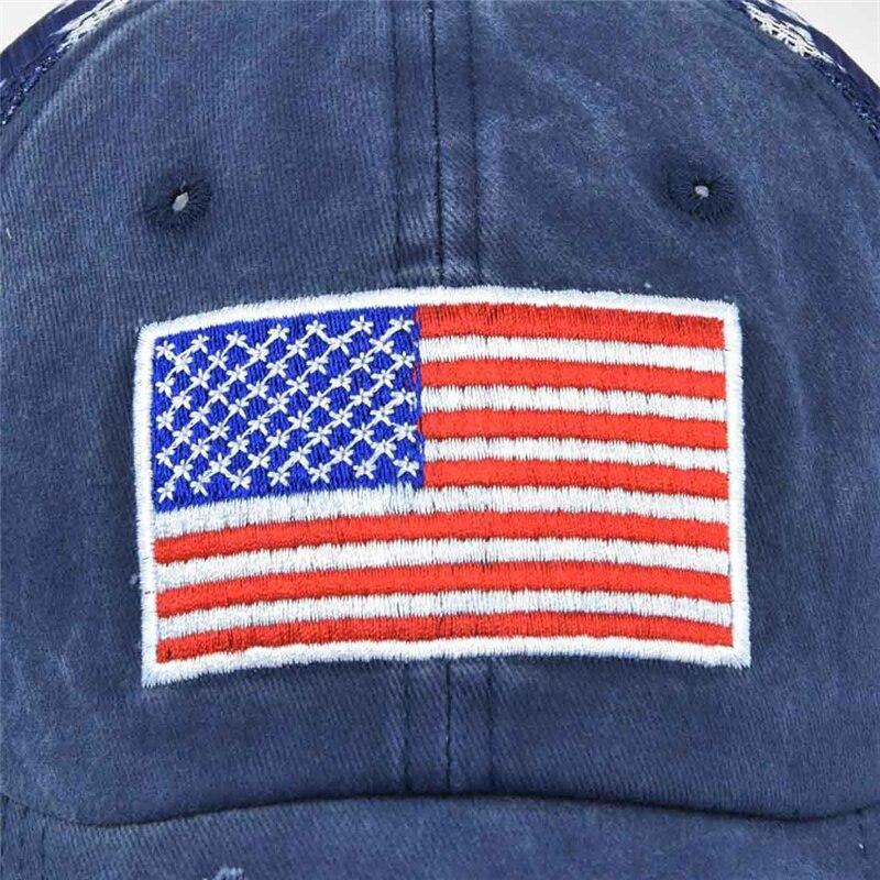 NORTHWOOD Women's Baseball Cap With Mesh Men's Summer Caps Breathable Cotton Flag Embroidery Snapback Hat