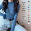 Women's Slim Fit Solid Color Knit Turtleneck Sweater