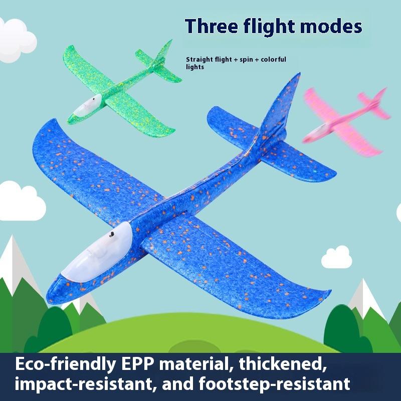 Foam Glider Hand Throw Children's Twirling Aircraft Model