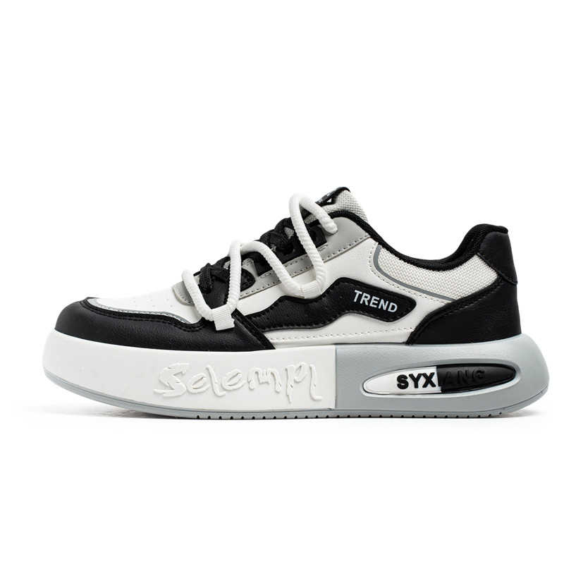 Fashion With Lacing Synthetic Leather Hightops Sneakers Men Summer Boots Man Breathable Running Shoes Man Sport Athlete Excercise