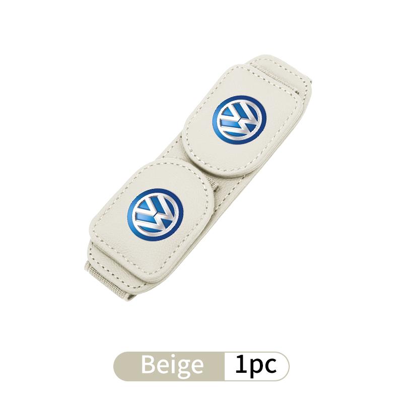 Velcro Strap Car Sun Visor Eyeglasses Storage Clip Accessories For Volkswagen VW Polo Jetta Sagitar Magotan Passat B5 B6 B7 CC XV9