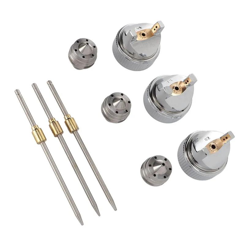 1.4/1.7/2.0mm Nozzle Kit For HVLP Spray Gun H-827 Spray Gun, Pneumatic Tool Accessories