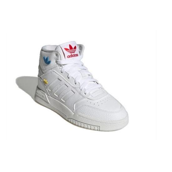 adidas Drop Step High Weiß Gelb Hellblau - HP7793
