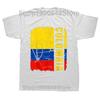 Funny Vintage Colombian Flag Colombia Pride T Shirts Summer Graphic Cotton Streetwear Short Sleeve Birthday Gifts Tshirt Men