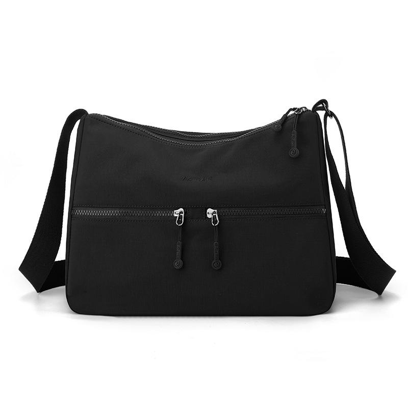 

Большая вместительная сумка через плечо женская сумка для путешествий на открытом воздухе легкая сумка через плечо чёрный