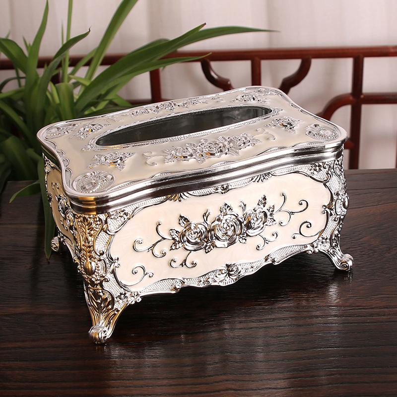 Mehrfarbige Haushalts-Phnom-Penh kleine Servietten-Taschentuchbox Papier-Ziehbox Kreative Acryl-Schreibtisch-Kunststoff-Ziehbox